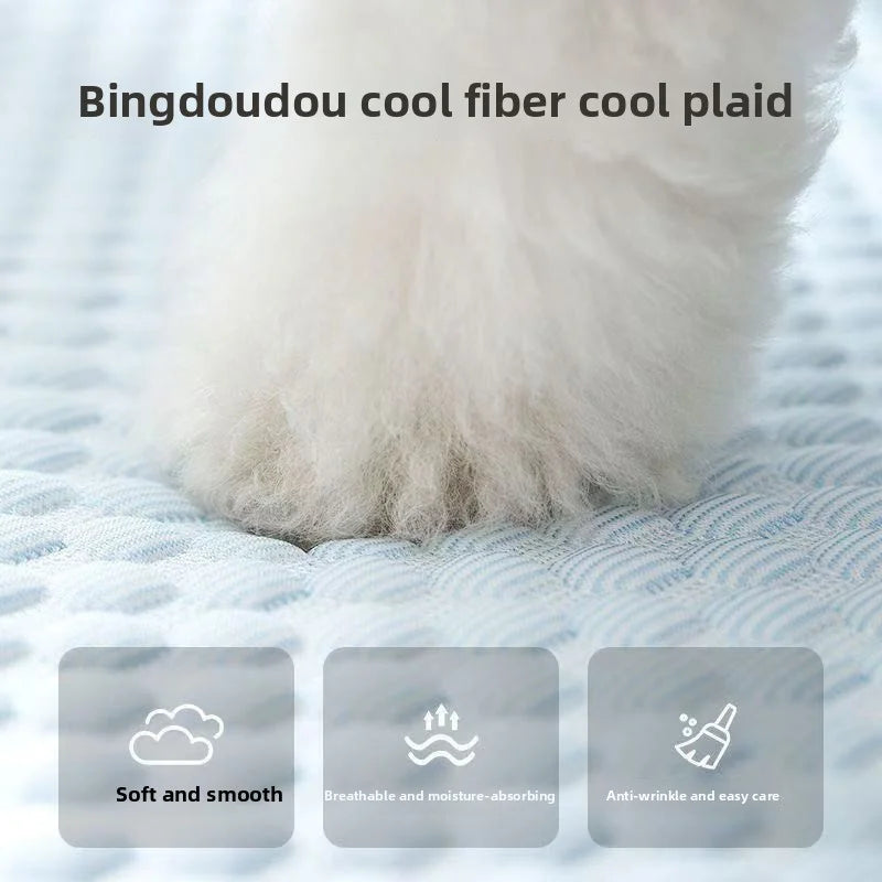Breathable Summer Dog Bed Mat for Heatstroke Prevention